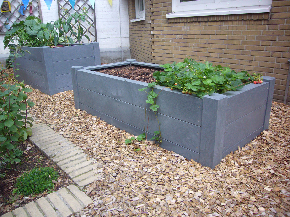 Konstrukcijas materiāls mono kompozīta plastmasa Hanit pelēkā krāsā