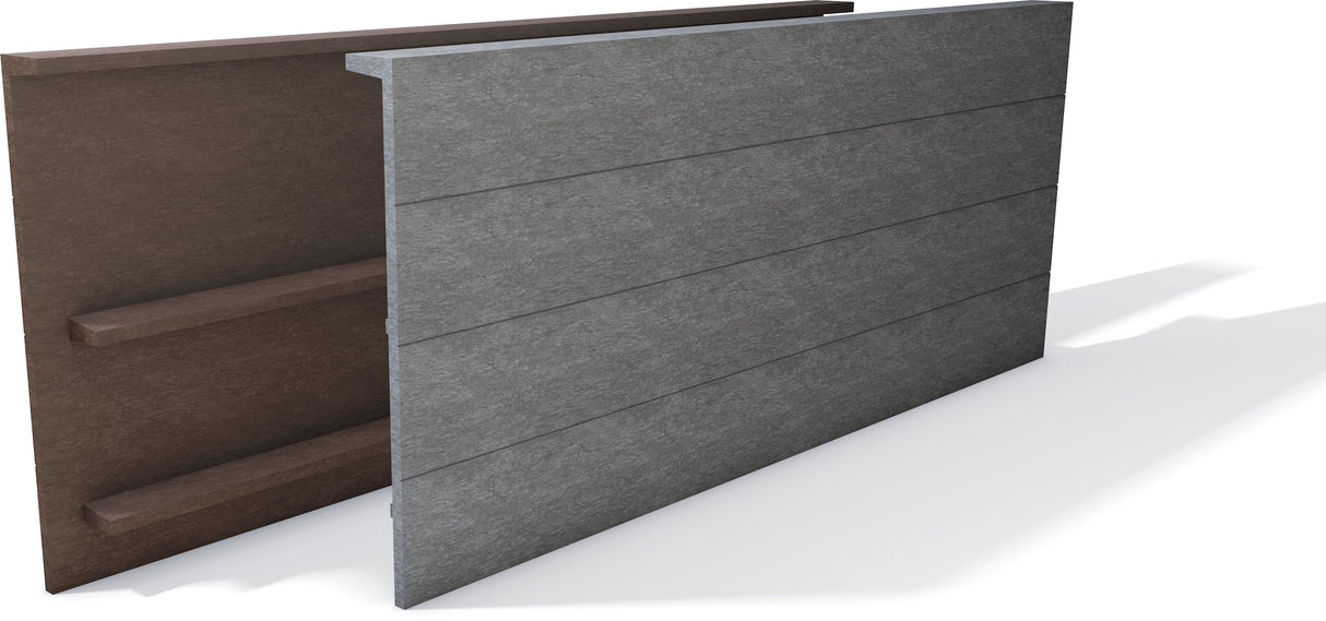 Krasta nostiprināšanas plāksne mono kompozīta plastmasas Hanit