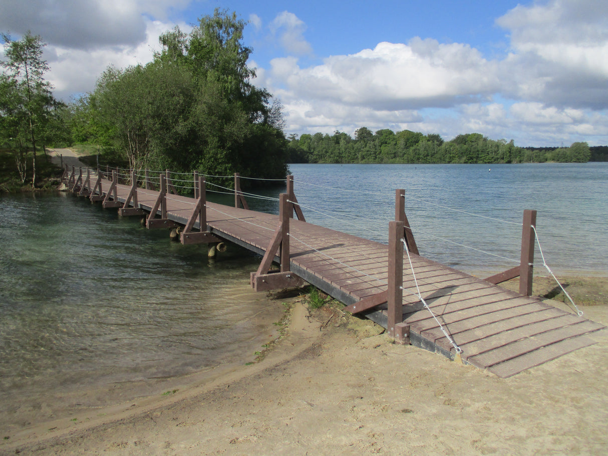 Terases dēlis mono kompozīta plastmasa 40 x 197 mm Hanit