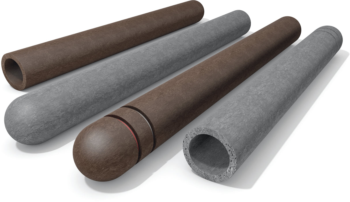 Bollards apaļas for formas mono kompozīta plastmasa ø 15 cm Hanit