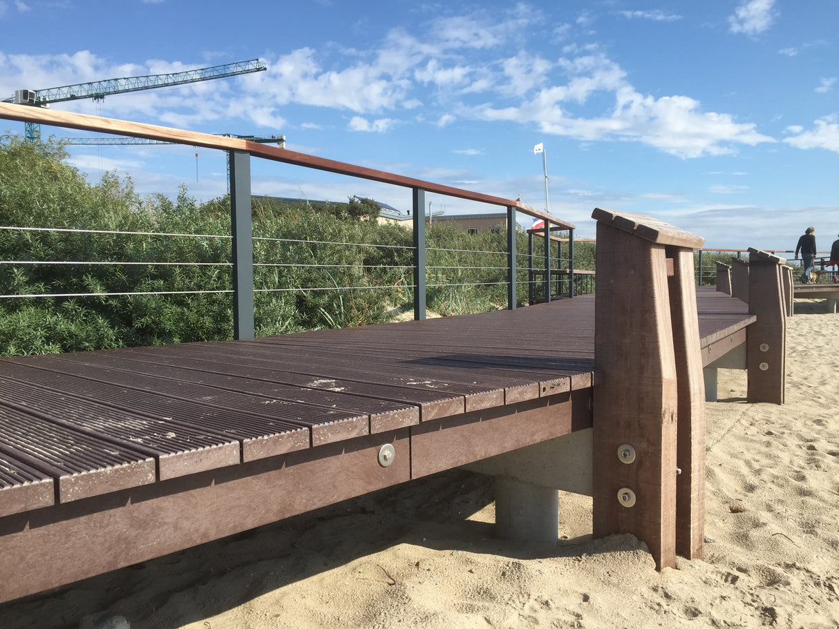 Terases dēlis mono kompozīta plastmasa 40 x 197 mm Hanit