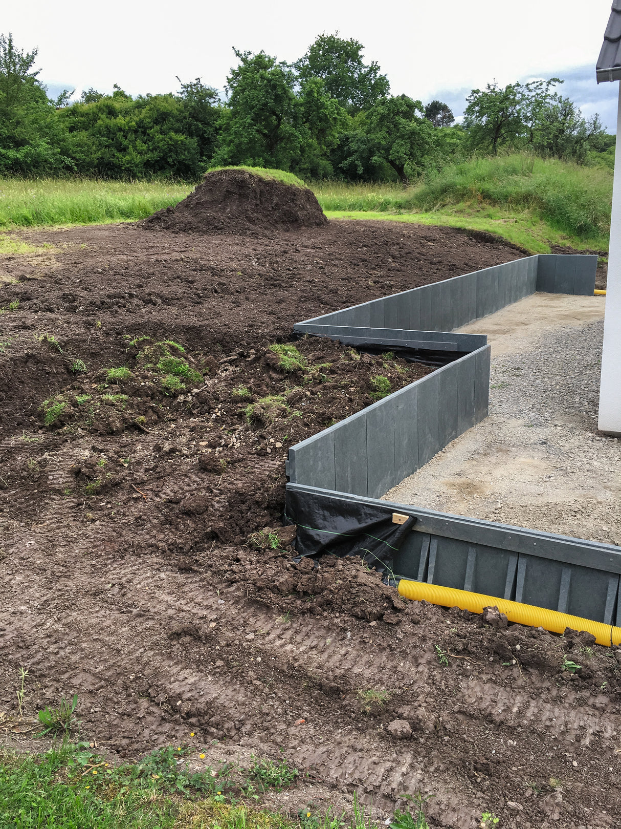 L formas palisāde mono kompozīta plastmasa Hanit