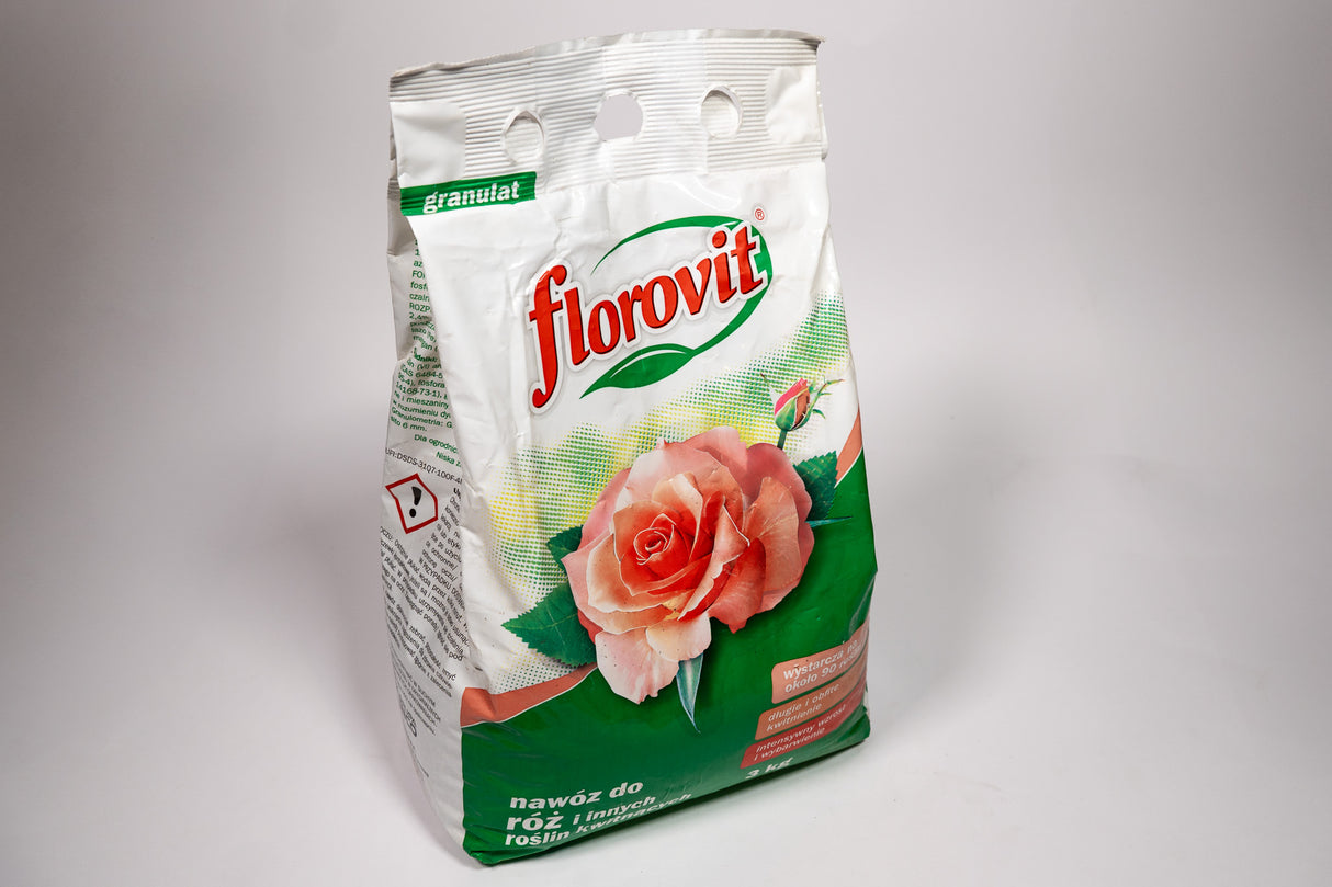 Mēslojums rozēm FLOROVIT 3 KG