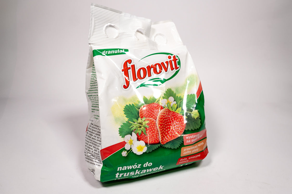 Mēslojums granulēts FLOROVIT Zemenēm, 1kg