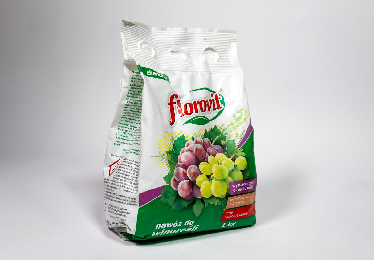 Mēslojums granulēts NPK FLOROVIT Vīnogām, 1kg