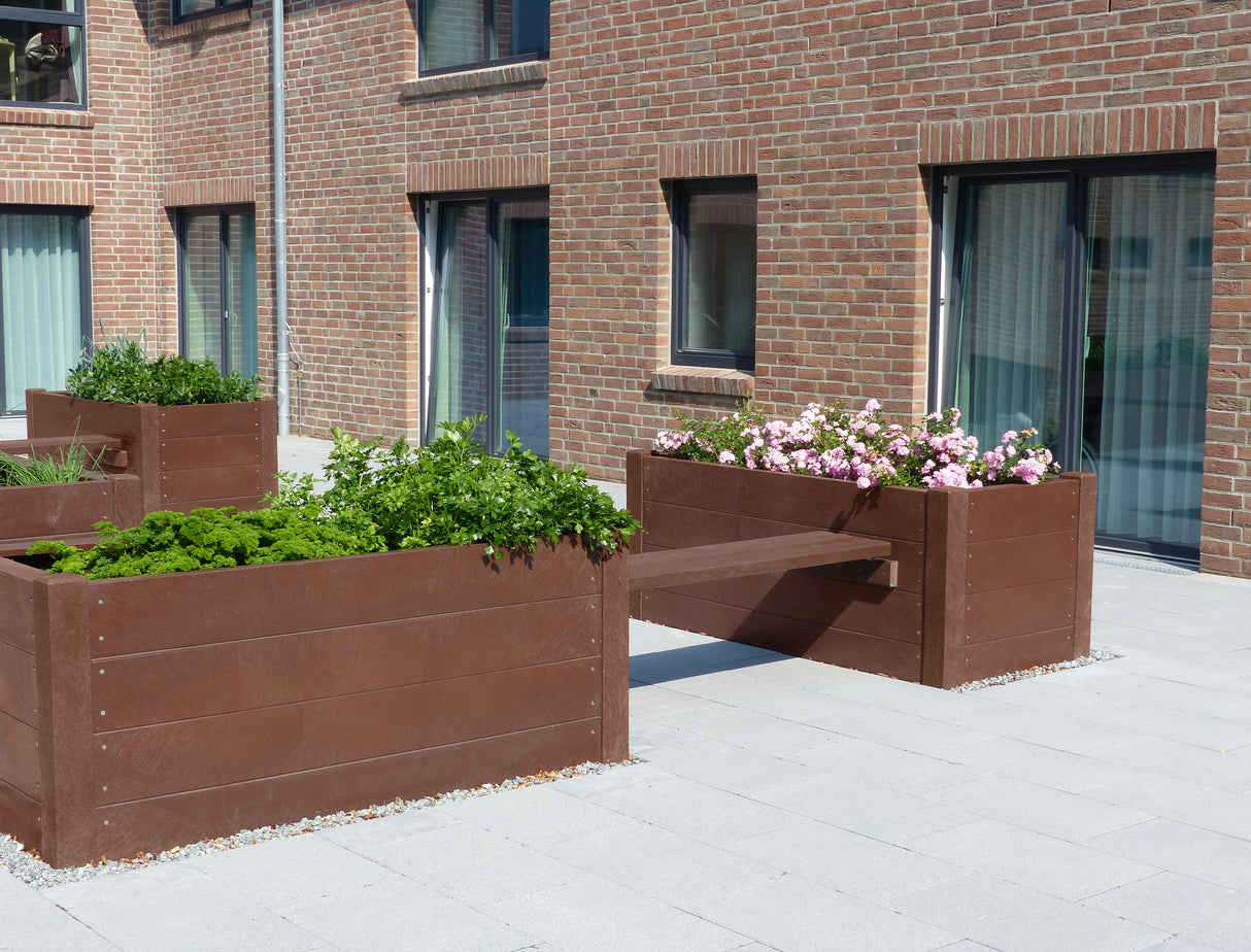 Paaugstinātā dobe Terra mono kompozīta plastmasa Hanit