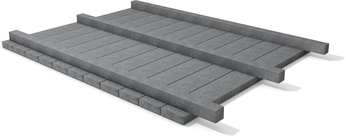 Terases dēlis mono kompozīta plastmasa 60 x 197 mm Hanit