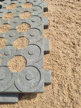 INB aploka plātne mono kompozīta plastmasa Hanit pelēkā krāsā