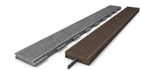 Terases dēlis mono kompozīta plastmasa 40 x 170 mm Hanit