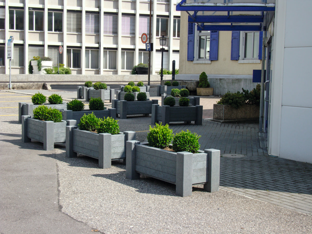 Puķu kaste Muscari mono kompozīta plastmasa Hanit