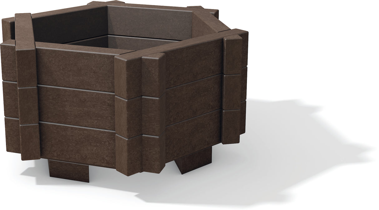 Puķu kaste Vinca mono kompozīta plastmasa Hanit