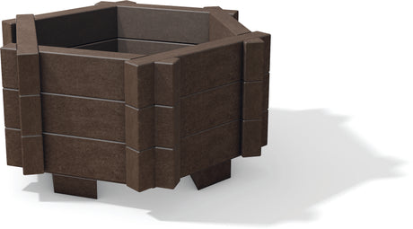 Puķu kaste Vinca mono kompozīta plastmasa Hanit