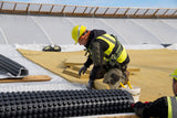 Drenāža ar ģeotekstilu Zaļajiem jumtiem 20mm - 15.75m2