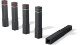 Bollards piramīdas formas 100% plastmasas 140x140mm Hanit