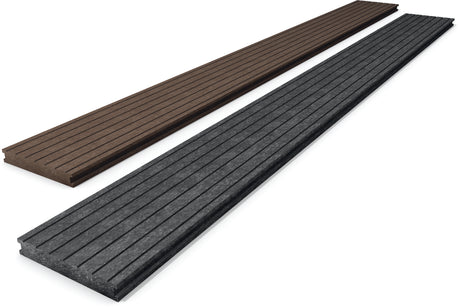 Terases dēlis mono kompozīta plastmasa 28 x 195 mm Hanit